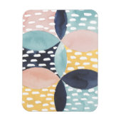 Abstract cirkelpatroon magneet (Verticaal)