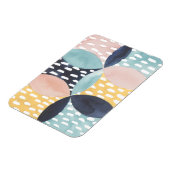 Abstract cirkelpatroon magneet (Linkerzijde)