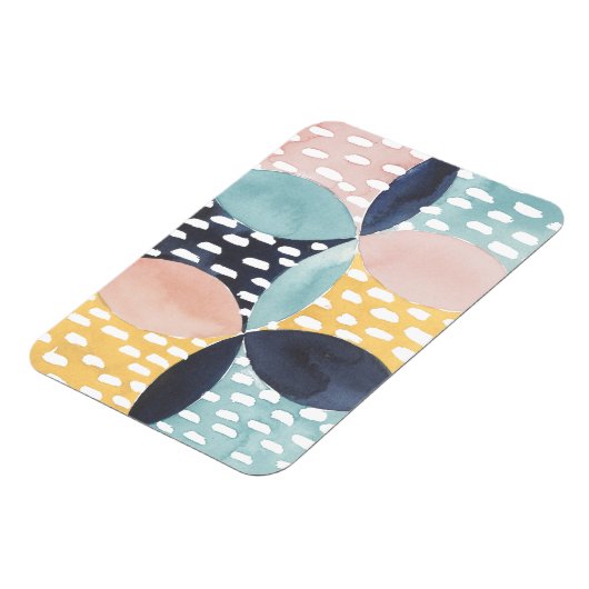 Abstract cirkelpatroon magneet (Linkerzijde)