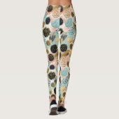 Abstract cirkelpatroon -met Glitter & Speckles 2 Leggings (Achterkant)