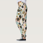 Abstract cirkelpatroon -met Glitter & Speckles 2 Leggings (Links)