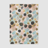 Abstract cirkelpatroon -met Glitter & Speckles 2 Tissuepapier (Voorkant)