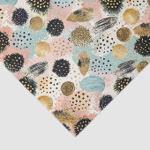Abstract cirkelpatroon -met Glitter & Speckles 2 Tissuepapier (Detail)