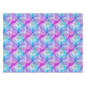 Abstract cirkelpatroon pasta roze Paars blauw Tafelkleed (Voorkant (Horizontaal))