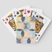 Abstract cirkelpatroon pokerkaarten (Achterkant)