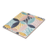 Abstract cirkelpatroon tegeltje (Zijkant)