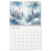 Abstract City Scape 12 Month Calendar Kalender (Mar 2026)