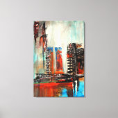 Abstract Cityscape  Canvas Afdruk (Voorkant)