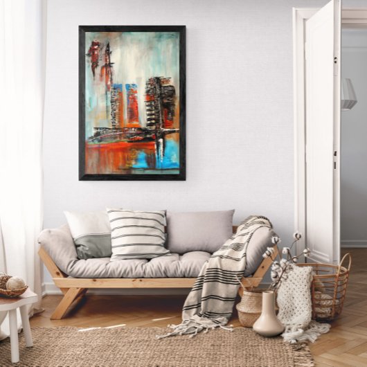 Abstract Cityscape Perfect Poster
