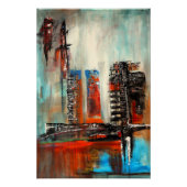 Abstract Cityscape Perfect Poster (Voorkant)