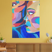 Abstract Classic Art Shape Canvas Afdruk (Insitu (Woonkamer))