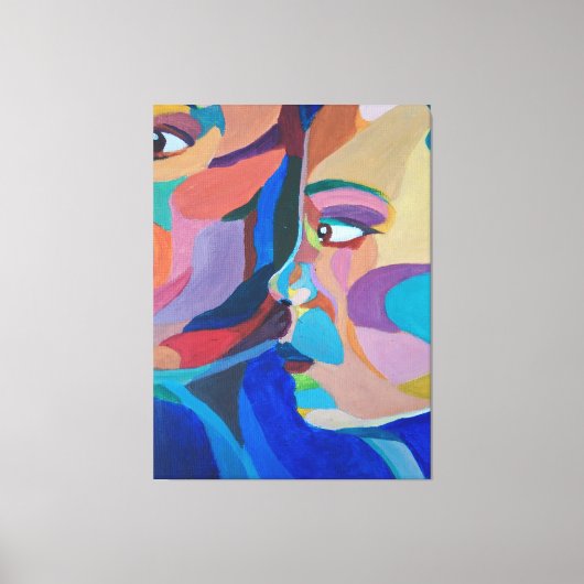 Abstract Classic Art Shape Canvas Afdruk (Voorkant)