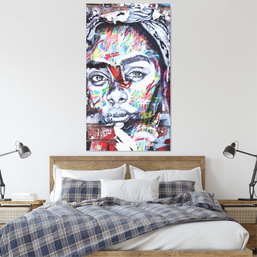 Abstract Classic Art Shape Canvas Afdruk (Insitu (Slaapkamer))