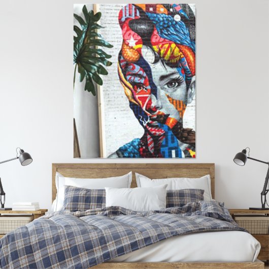 Abstract Classic Art Shape Canvas Afdruk (Insitu (Slaapkamer))