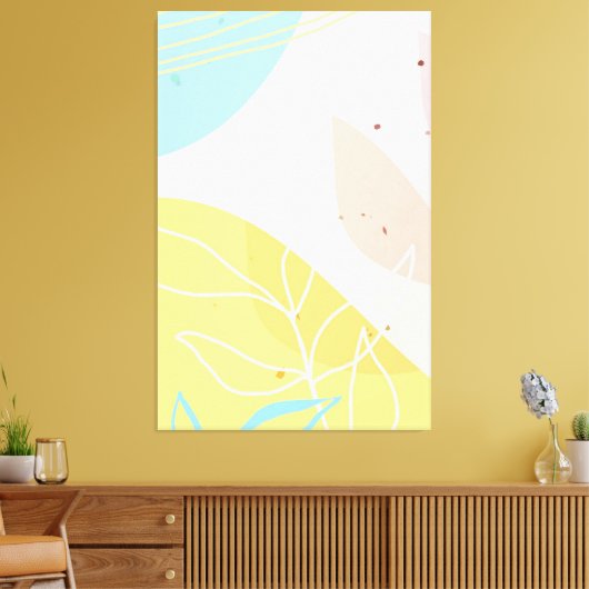 Abstract Classic Art Shape Canvas Afdruk (Insitu (Woonkamer))