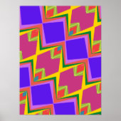  abstract CO2-patroon Poster (Voorkant)