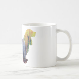 Abstract Cocker spaniel Silhouette Koffiemok
