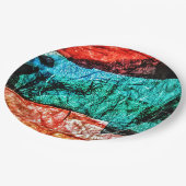 Abstract collage papier bord gerecycled plastic (Gekanteld)