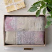 Abstract Collage Roze Tissuepapier (Geschenk)