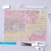 Abstract Collage Roze Tissuepapier (Craft)