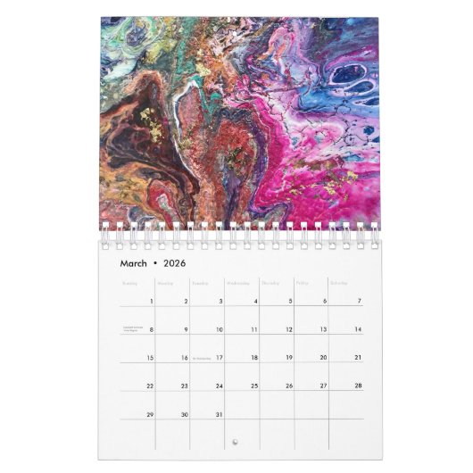 Abstract Collectie Kalender (Mar 2026)