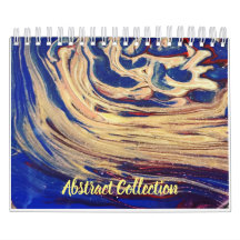 Abstract Collectie kalender vloeibare kunst schild
