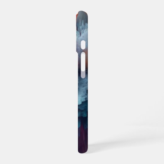 Abstract Color Explosion Modern iPhone 16 Hoesje (Linkerkant)