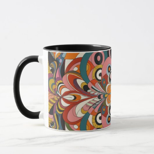 abstract color kluis mug mok (Links)