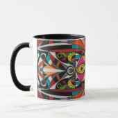 abstract color kluis mug mok (Links)