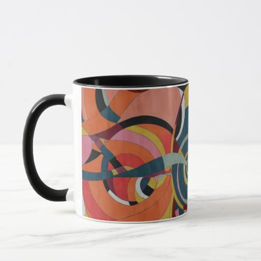 abstract color kluis mug mok (Links)