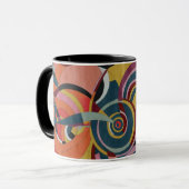 abstract color kluis mug mok (Voorkant links)
