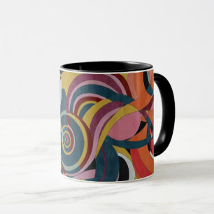 abstract color kluis mug mok