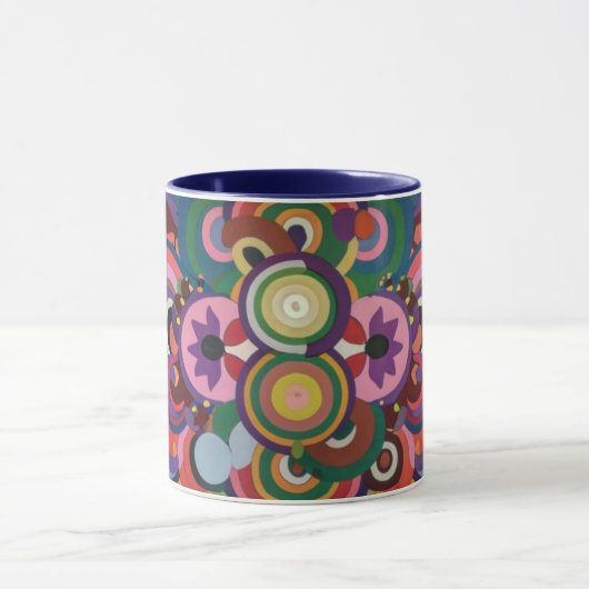 abstract color kluis mug mok (Midden)