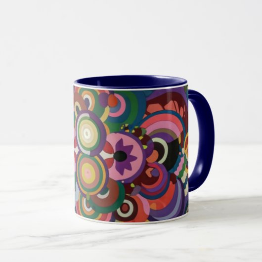 abstract color kluis mug mok (Voorkant rechts)