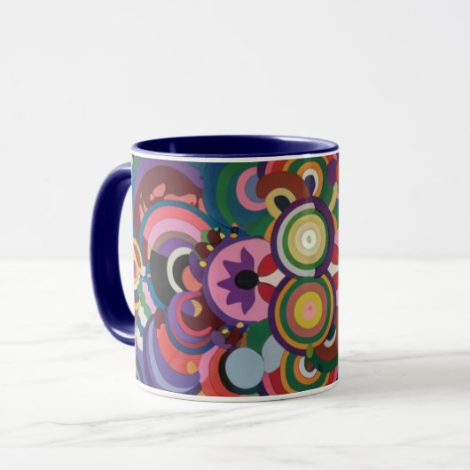 abstract color kluis mug mok (Voorkant links)