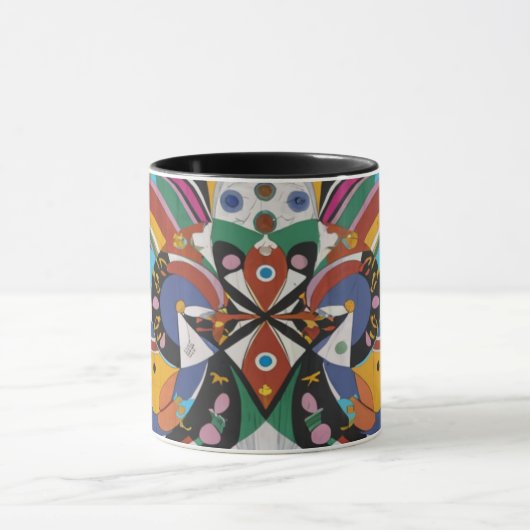 abstract color kluis mug mok (Midden)