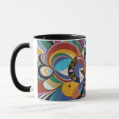 abstract color kluis mug mok (Links)
