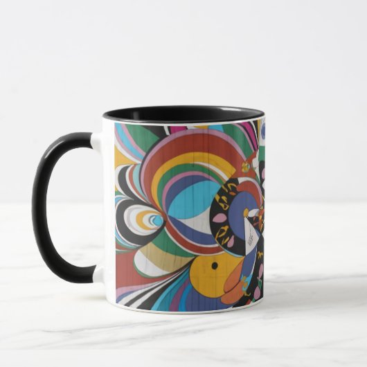 abstract color kluis mug mok (Links)
