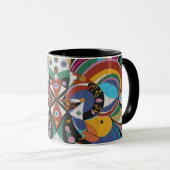 abstract color kluis mug mok (Voorkant rechts)