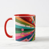 abstract color kluis mug mok (Links)