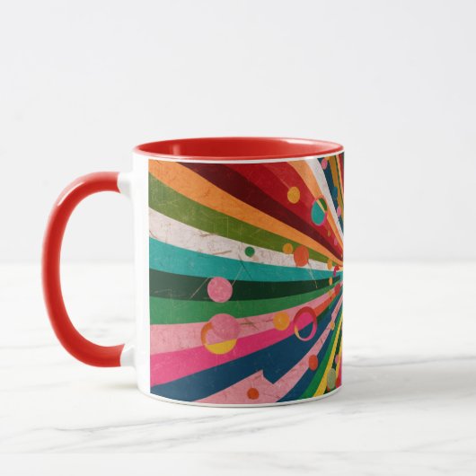 abstract color kluis mug mok (Links)
