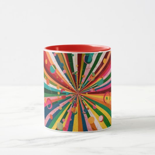 abstract color kluis mug mok (Midden)