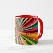 abstract color kluis mug mok (Voorkant rechts)