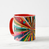 abstract color kluis mug mok (Voorkant links)