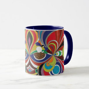 abstract color kluis mug mok