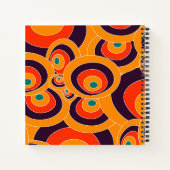 Abstract Color Ovals Notebook – Modern Geometric Notitieboek (Achterkant)