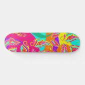 abstract color patterus persoonlijk skateboard (Horizontaal)