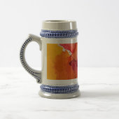 Abstract Color Splash Stein Mug Bierpul (Links)