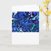 Abstract Color Study 77, Card Kaart (Gele Bloem)