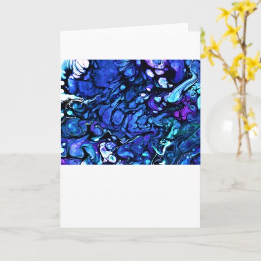 Abstract Color Study 77, Card Kaart (Gele Bloem)